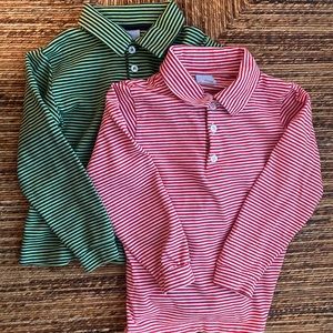 Bella Bliss Size 6 Striped Polo Shirts